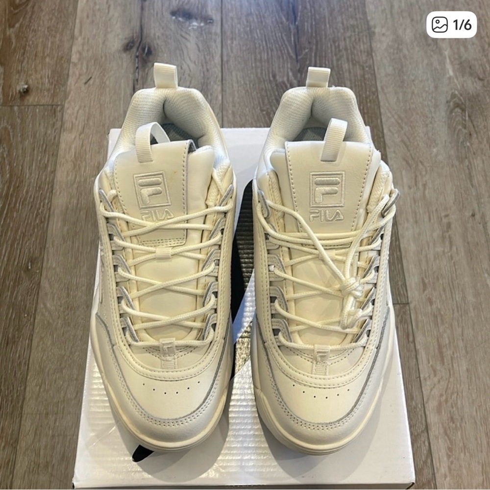 Fila Off-White Athletic Shoes